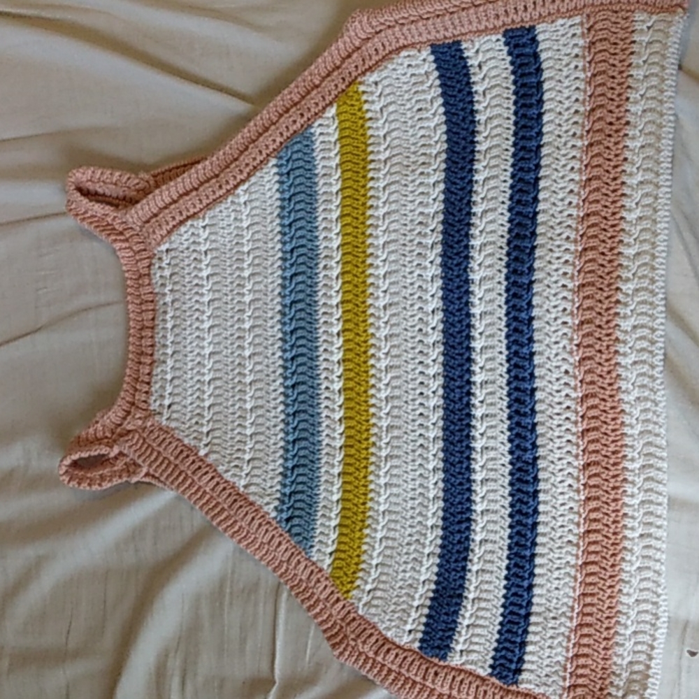 NWOT Crochet Tank Top
